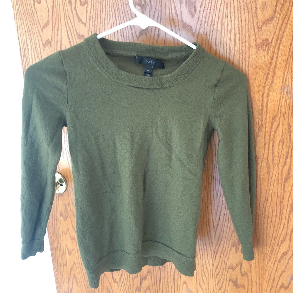 J Crew Olive sweater